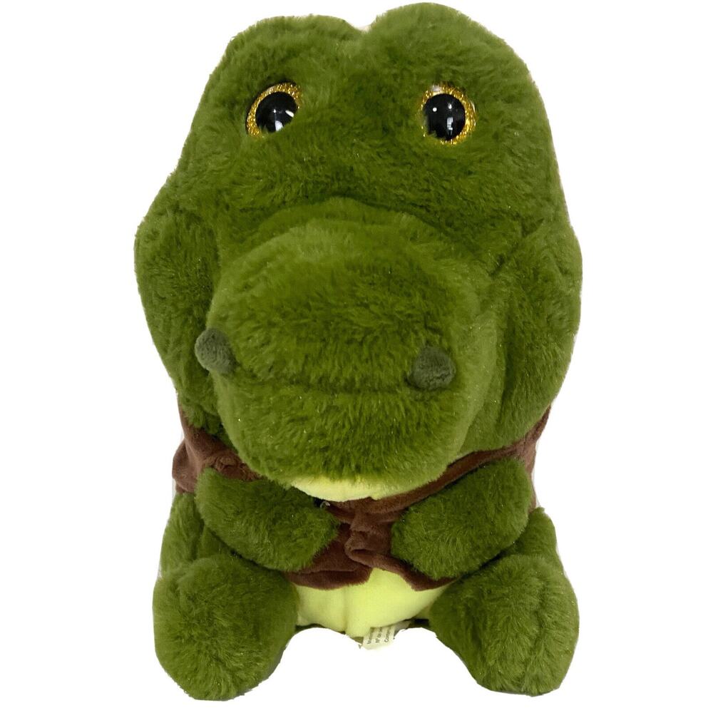 Investigator Alligator Plush Vintage Toy Stuffed Animal Green Redemption Plus